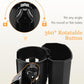 Universal Stroller Cup Holder with Phone Holder, 360° Rotatable Strong Clip, Big Storage Space for Walker, Wheelchair, Stroller, Bike