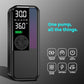 Tire Inflator Portable Air Compressor, 150 PSI Cordless Air Pump, Dual Power 6000mAh, 12V DC Car Plug, Fast Inflation 24L/Min, Auto Shut-Off, LED Light, 4 Preset Modes for Car, Bike, Motorcycle, Balls