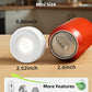 EZVALO LED Puck Lights, Rechargeable Battery Touch Light, 2.5'' Mini Tap Lights, Wireless Closet Light, Under Cabinet Lighting, 3 Color Temps, Sitck On Lights for Kitchen,Closet,Pantry,Shelves(2 Pack)
