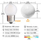 G40 1.5w Low Wattage Led Bulb Equivalent 15 Watt Standard E26 Base G14 Small Low Power Light Bulb, Frosted, Warm White 2700k, CRI 90+, 150lm, Pack of 2