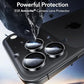 ESR Camera Lens Protector for iPhone 17 Pro Max/17 Pro/16 Pro Max/16 Pro/15 Pro Max/15 Pro/14 Pro Max/14 Pro, Ultra-tough HD Individual Camera Protectors, Ultra-thin Tempered Glass, 1 Pack, Black