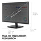 ViewSonic 32 Inch FHD 1080p IPS Computer Monitor, 75Hz Frameless Desktop Monitor with Built-in Speakers, Flicker-Free, Front Controls, HDMI and VGA for Home Office Productivity
