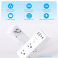 Surge Protector Outlet Extender - with Rotating Plug, 6 AC Multi Plug Outlet with 4 USB Ports (2 USB C), 1800J Wall Charger, 3-Sided Power Strip with Spaced Outlet Splitter for Home, Office, Travel