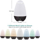 HealthSmart 500ML Essential Oil Diffuser for Large Rooms, Cool Mist Humidifier and Aromatherapy Diffuser, Adjustable Timer, Mist Mode and 7 LED Light Colors, White (Pack of 1)