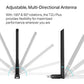 TP-Link AC600 USB WiFi Adapter for PC (Archer T2U Plus)- Wireless Network Adapter for Desktop with 2.4GHz, 5GHz High Gain Dual Band 5dBi Antenna, Supports Win11/10/8.1/8/7/XP, Mac OS 10.9-10.14, Black