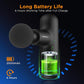 Mini Massage Gun, Powerful Fascial Gun Portable Deep Tissue Percussion Muscle Back Head Massager for Pain Relief with 4 Massage Heads High-Intensity Vibration Rechargeable Small Massage Gun