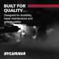 SYLVANIA - 168 Long Life Miniature - Bulb, Ideal for Interior Lighting - Map, Dome, Trunk, Cargo and License Plate (Contains 2 Bulbs)