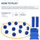 Magnetic Chess Game with Full-Size Stones, Magnet Game with String, for Family & Party & Travel & Camping, Puzzle Strategy Games, 2 Player Games for Kids & Adults