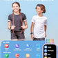 BIGGERFIVE Smart Watch for Kids, 1.8" Fitness Tracker Watch Pedometer, Heart Rate, IP68 Waterproof, Sleep Monitor, Calorie Step Counter, 5 Puzzle Games with/Without APP for Girls Teens 5-16, Nylon