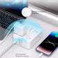 Surge Protector Power Strip - HANYCONY 8 Outlets 4 USB (2 USB C) Charging Ports, Multi Plug Outlet Extender, 5Ft Braided Extension Cord, Flat Plug Wall Mount Desk Charging Station for Home Office ETL
