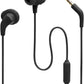 JBL Endurance Run 2 Wired - Waterproof Wired Sports in-Ear Headphones, JBL Pure Bass Sound, Hands-Free Calls, Never Hurt. Never Fall Out. (Black)