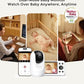 Momcozy Smart WiFi Baby Monitor with Camera and Audio, 5" 1080P Screen with Wall Mount, Motion & Cry Detection, Safe Fence,Clear Night Vision, 5000mAh Battery, 2-Way Talk, Photo & Video Recording,BM04