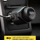 Scosche BTFM9 FM Bluetooth Transmitter Car, Dual 12W USB-C and USB-A Charging Ports, Fast Type C Car Charger, Wireless Radio Bluetooth Adapter, Hands-Free Kit for Calls, Siri and Google Assistant