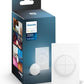 Philips Hue Wall Tap Dial Light Switch, Portable, White - 1 Pack - Requires Lights and Bridge - Smart Home - Easy, No-Wire Installation