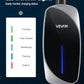 VEVOR Level 1&2 EV Charger, 16 Amp, Electric Vehicle Portable Charger with 25 ft Charging Cable, 120V-240V, NEMA 6-20P Plug NEMA 5-15 Adapter, LED Indicator, Home Car Charging Station for SAE J1772 EV