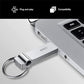 USB Flash Drive 230GB Waterproof USB Stick High Speed Memory Stick 230GB Ultra Large Storage Metal Thumb Drive with Keychain Design for Laptop Computer Tablet