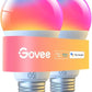 Govee LED Smart Light Bulbs, 1000LM Color Changing Light Bulb, Wi-Fi & Bluetooth Light Bulbs, Work with Alexa and Google Assistant, Dimmable RGBWW A19 75W Equivalent Smart Bulbs, 2 Pack