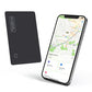 Wallet Tracker Card, Apple Find My Compatible (iOS Only), Slim Smart Bluetooth Tracker, Rechargeable Item Locator for Keys & Luggage, IP68 Waterproof, Gift for Men & Women
