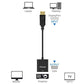 DisplayPort (DP) to VGA Adapter, Gold-Plated Display Port to VGA Adapter (Male to Female) Compatible with Computer, Desktop, Laptop, PC, Monitor, Projector, HDTV - Black