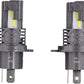 Latest H4/9003/HB2 Bulbs, 50,000LM Brightness Hi/Low Beam, 6500K Cool White, 1:1 Halogen Size Automotive Replacement H4 9003 Fog Lights, Plug-N-Play, IP68 Waterproof, Pack of 2