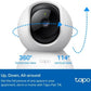 Tapo 2K Pan/Tilt Security Camera for Baby Monitor, Dog Camera w/Motion Detection, 2-Way Audio Siren, Night Vision, Cloud&SD Card Storage, Works w/Alexa & Google Assistant, 2-Pack (Tapo C210P2)