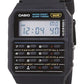 Casio CA53W Vintage Series | Data Bank | 1/100 SEC Stopwatch | Water Resistant | 8 Digit Calculator | Dual Time | Resin Band | Resin Case | Auto Calendar | Daily Alarm | 5 Year Battery