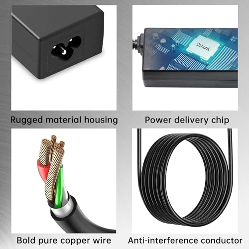 45W (4.5 * 3.0 mm Jack 19.5V 2.31A) AC Charger Fit for DELL Inspiron 11/13/14/15/17 3000 5000 7000 Series(3583 3593 5570) Latitude E5450 XPS 13-45 Watt AC 2-in-1 Computer Power Adapter Cord