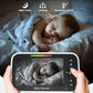 GoodBaby 5" Baby Monitor with Camera and Audio, No WiFi Secure Camera, 30-Hour Battery, Remote PTZ, Auto Night Vision, Room Temperature, Two-Way Audio，Lullabies，960 ft Range
