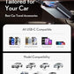 LISEN Retractable Car Charger USB C, [Upgraded 72W Max] | Car Accessories，Gifts for Men Women Him Her Car Charger for iPhone/Android Truck RV Electronics