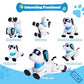 yiman Remote Control Robot Dog Toy – Programmable Smart Robot Dog for Kids 3+, Interactive Dancing & Sound, RC Stunt Toys with LED Eyes, Electronic Pet Toy for Boys & Girls Gifts (Blue)