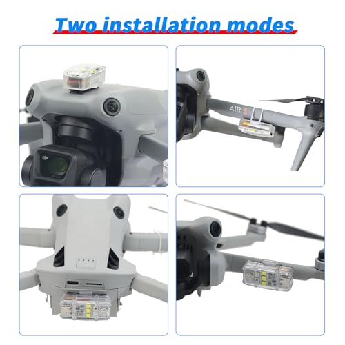 Strobe Light,Night Flying Anti Collision Lights for FAA Drone,LED Flash Lamp for DJI Neo,Flip,Mini 5/3/4 Pro/4K/SE/2,Air 3S/3/2/2S,Mavic 4/3/2,Spark,FPV,Avata 2 360,EVO Accessories(1 PCS)