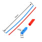 12pcs Plastic Protection Antenna Tube with Caps for RC Cars FPV Drone Receiver Antenna Frsky XM+ X4R X4RSB