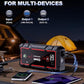 Jump Starter, Battery Jumper Starter Portable, Car Battery Jump Starter with 3 Modes Flashlight, Compass, Power Bank and Jumper Cable