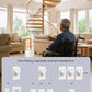 Remote Control Outlet Plug Switch, Buckle Design & Removable Wireless Light Switch, No Wiring Needed, 300 ft, 15A/1500W, Programmable, for Household Appliances