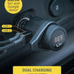 Scosche BTFM9 FM Bluetooth Transmitter Car, Dual 12W USB-C and USB-A Charging Ports, Fast Type C Car Charger, Wireless Radio Bluetooth Adapter, Hands-Free Kit for Calls, Siri and Google Assistant