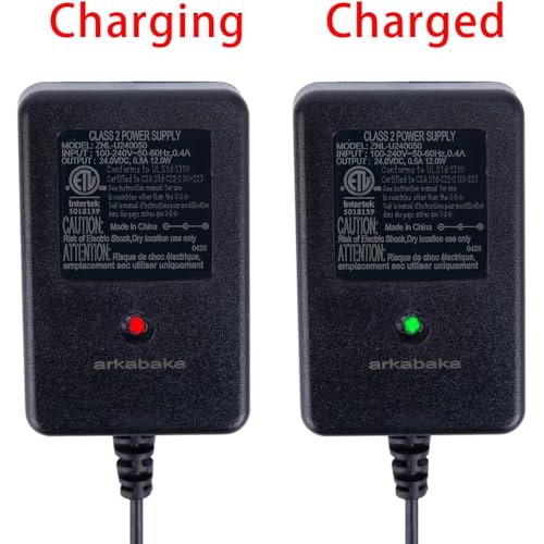 24V Charger for Ride on Toys, 24 Volt Battery Charger for Ride on Car SUV Car Ride-Ons Accessories