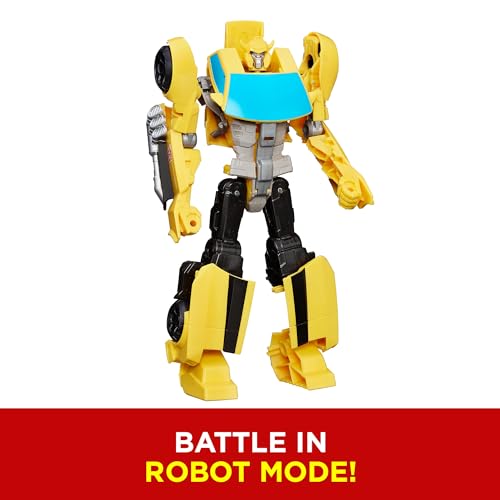 Transformers Toys Heroic Bumblebee Action Figure - Timeless Large-Scale Figure, Changes into Yellow Toy Car, 11" ( Exclusive)