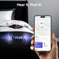 Wallet Tracker Card (iOS only), 0.07in Slim Tracking Card, IP68 Waterproof Bluetooth Tracker for Apple Find My, Wireless Charging Item Locator for Purse, Passports [Apple MFi Certified]