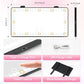 SINGARO Car Sun Visor Vanity Mirror - Rechargeable Makeup Mirror with 60 LEDs, 3 Light Modes & Dimmable Touch Control for Cars, Trucks, SUVs, Car Interior Accessories for Women (Black)