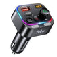 Syncwire Bluetooth 5.4 FM Transmitter Car Adapter 54W (PD 36W & 18W) [Stronger Dual Mics] [Light Switch] [HiFi Bass Sound] [Fast Charging] Wireless Radio Receiver Hands-Free Calling LED Display