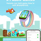 BIGGERFIVE Smart Watch for Kids, 1.8" Fitness Tracker Watch Pedometer, Heart Rate, IP68 Waterproof, Sleep Monitor, Calorie Step Counter, 5 Puzzle Games with/Without APP for Girls Teens 5-16, Nylon