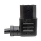 Tripp Lite Standard Computer Power Cord 10A,18AWG (NEMA 5-15P to Left Angle IEC-320-C13) 6-ft.(P006-006-13LA)