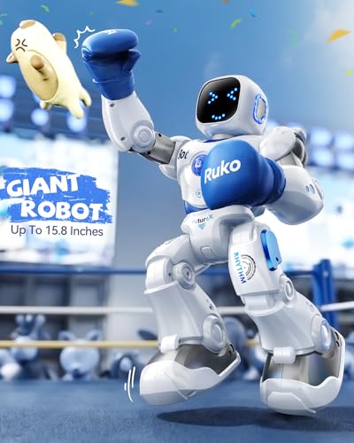 Ruko 1088 Smart Robot Toy for Kids, Large Programmable Interactive Robot with Remote Control, App Control, Birthday Gift for Boys & Girls Ages 4 5 6 7 8 9