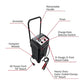 Schumacher Electric Wheeled Manual 10A Car Battery Charger and 200A Engine Starter, 2-in-1 Solution, 40A Boost, for 6V/12V Power Sport, Automotive, and Marine Batteries, SC1446