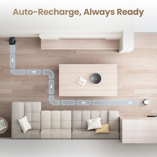 Enabot EBO Air 2 Mobile Pet Camera Robot: 2K FamilyBot with Two-Way Talk | Family Companion with Whole-Home Mobility, Custom Pixel Facial Expression, Auto-Recharge, Night Vision, Long Distance Gift