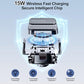 3 in 1 Wireless Car Charger, Phone Holders for Your Car 15W Fast Charging Auto Clamping, Car Phone Mount for iPhone 17 16 15 14 13 Mini Pro Max XR, Samsung Galaxy S25 Ultra S24 S23 S22 S21