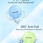 Ultrbeka Tracker 4 Pack Bluetooth Item Finder for iPhone – MFi Certified Smart Tracker Compatible with Apple Find My, Replaceable Battery, IP67 Waterproof Key Finder for Keys, Wallet, Luggage