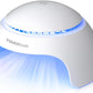TOUCHBeauty Nail Dryer for Kids Teens Beginners: LED Fan & Light, Safe, Battery Powered, Non-Hands Tanned Version (TB-2130)