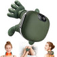 Shoulder and Neck Massager, Bionic Heated Massager, Neck Massager with Fingers, 4D Kneading Massage, Simulates a Real Palm Massage for Comfort, Relax Muscle Tension (Green)