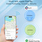 Ultrbeka Tracker 4 Pack Bluetooth Item Finder for iPhone – MFi Certified Smart Tracker Compatible with Apple Find My, Replaceable Battery, IP67 Waterproof Key Finder for Keys, Wallet, Luggage
